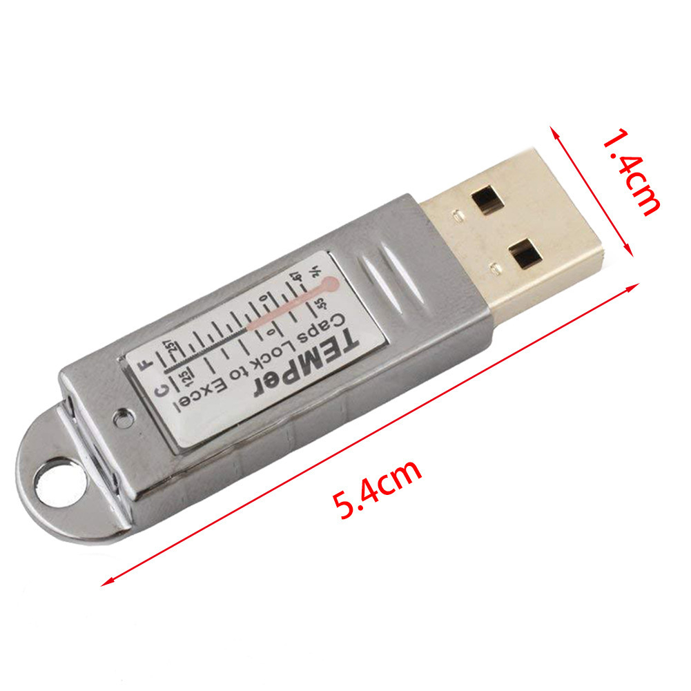 USB Thermometer Computer Room Temperature Monitor USB Temperature Monitoring Recorder Temper