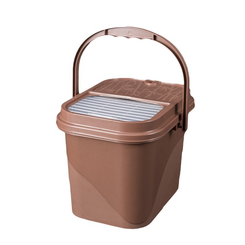 Tea Bucket Household Tea Dregs Dry and Wet Separation Tea Dregs Waste Water Bucket Tea Storage Thickeneded Small Tea Bucket Wholesale Tea Drain