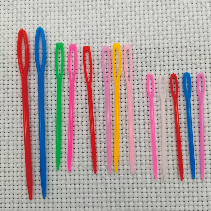 Пластиковые спицы для вязания, экологически чистые иглы для ручного шитья, оптовая продажа различных размеров