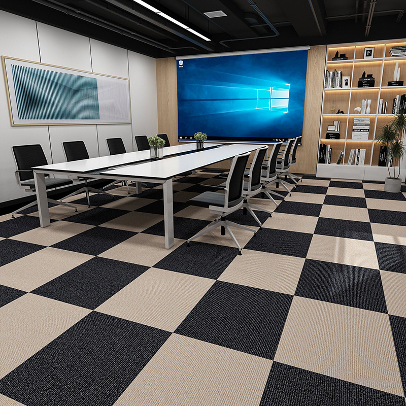 Самоклеящийся ковер для офиса, полный квадрат, для конференц-зала, инженерного офиса, сплошная жилая комната, алюминиевая фольга