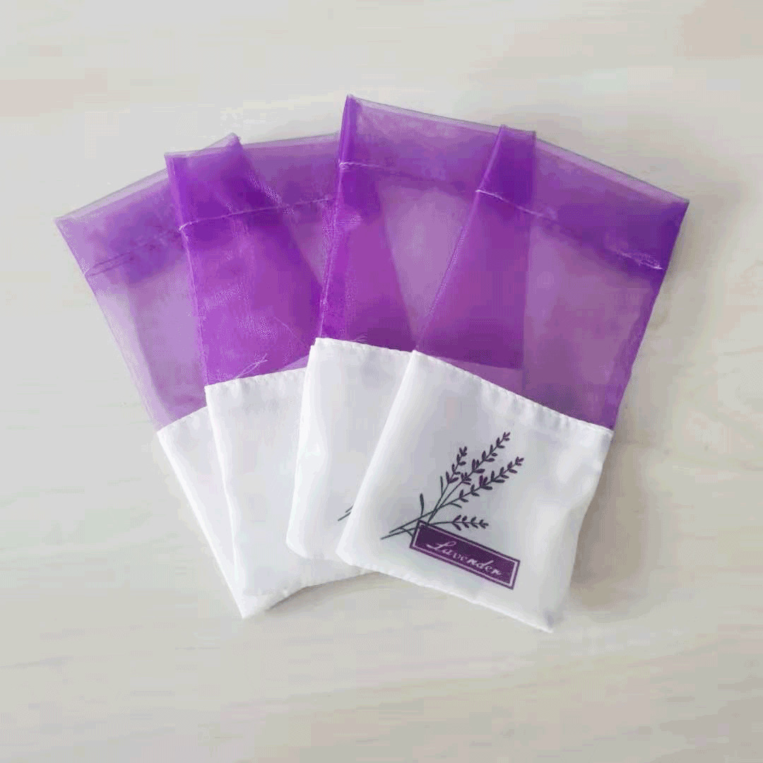 Lavender Sachet Sachet Bag Aromatherapy Empty Bag Lavender Dried Flower Bundle Pocket Transparent Mesh Cotton and Hemp Cloth Sachet Bag