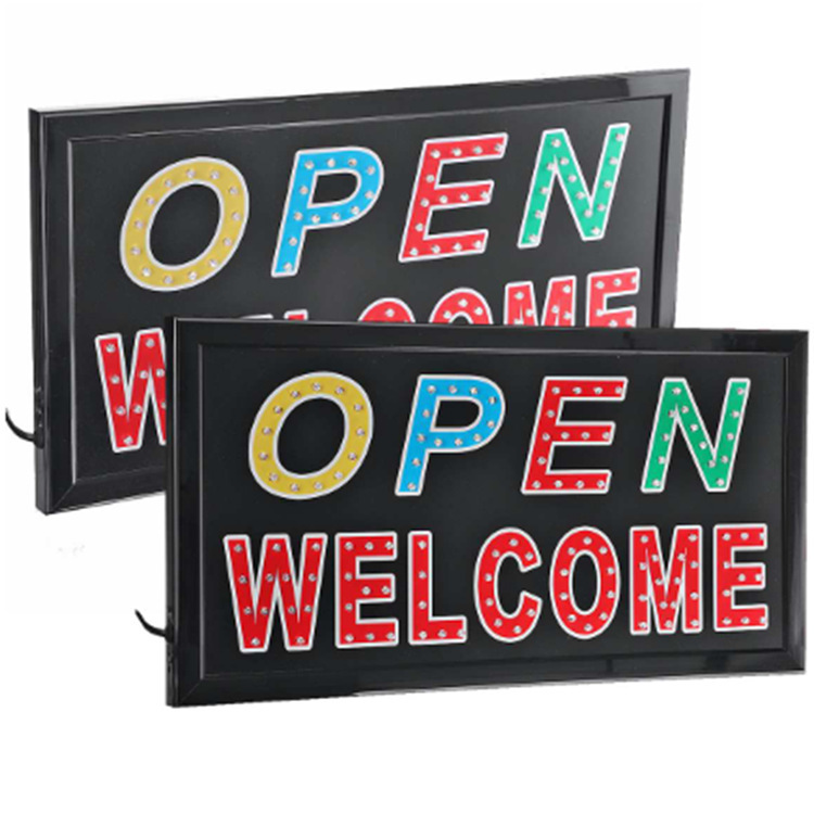 Foreign trade hot sale Photo LED Billboard led open sign board neon light-emitting shop recruitment Changliang
