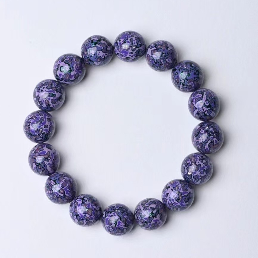 Non-heritage lacquer beads loose beads wholesale single inlaid pearl opal bracelet crafts factory straight hair a generation of hair