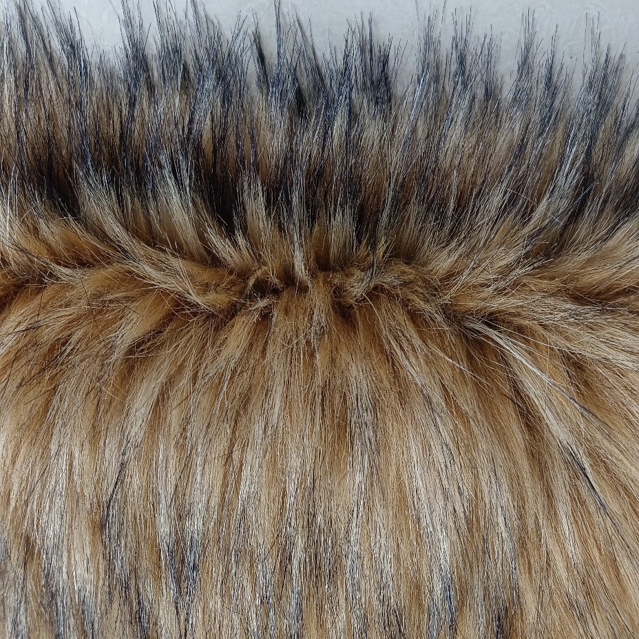 Plush Factory Ready Supply Plush Brown Raccoon Hair Natural Color Raccoon Hair Yellow Raccoon Hair Free Sampling