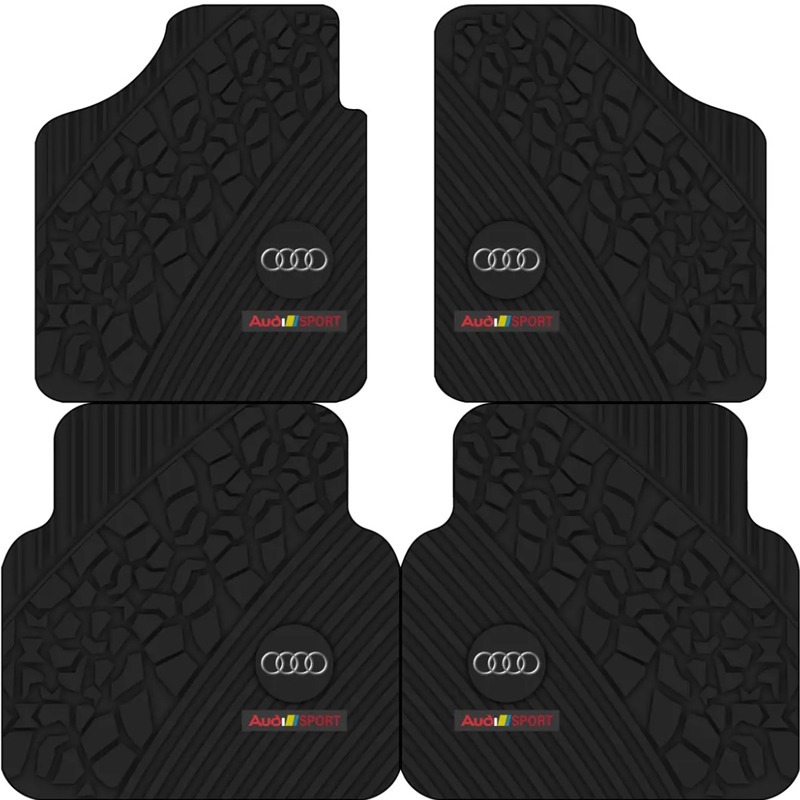 2025 New Car Floor Mats for All Seasons, Car Logos, Easy to Clean, Non-Slip, Waterproof, Diatom Mud Car Mats, Export Wholesale