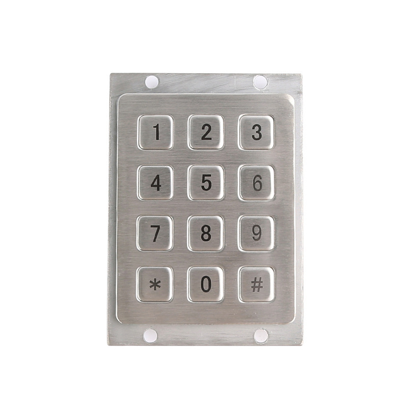 Metal Keyboard Industrial Keyboard Self-Service Vending Machine Keyboard Keys Keycap Manufacturer Wholesale