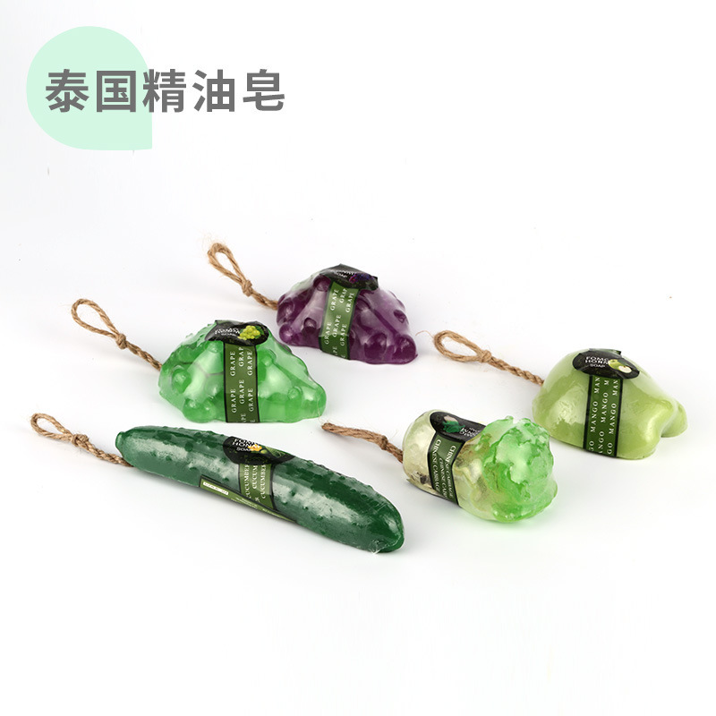 Thailand's Same Handmade Fruit Soap Frangipani Gift Essential Oil Soap Manufacturer Kidsren's Bath Multi-Scented Soap