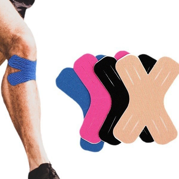 Cross-Border X-Shaped Special-Shaped Muscle Patch Basketball Fitness Long-Distance Running Thigh Shoulder Knee Sports Support Muscle Inner Bandage