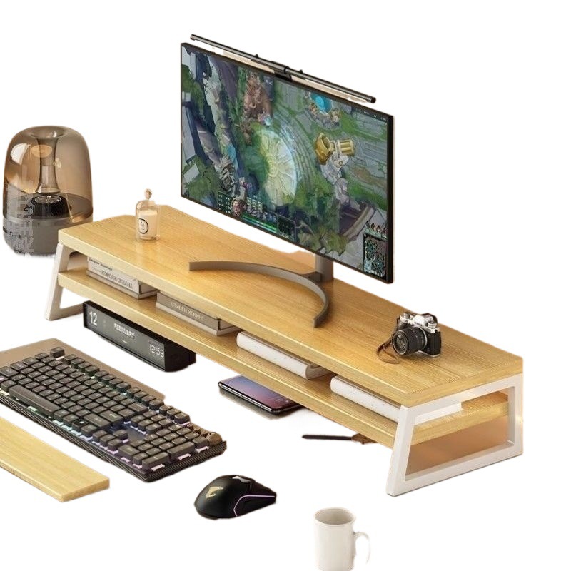 E-Sports Room Desktop Computer Monitor Stand Base Workstation Extended Storage Rack Laptop Support Stand Wholesale