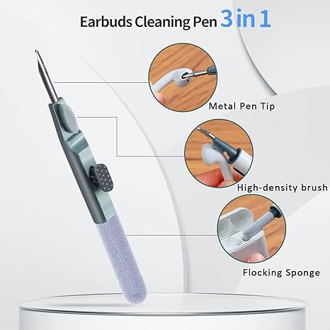 Cross-Border Second-Generation Wireless Bluetooth Headset Cleaning Pen Upgraded Push-Pull Cleaning Kit Keyboard Cleaner Dust Removal