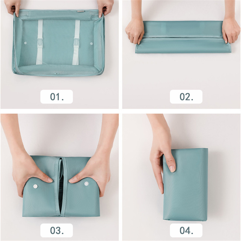 New Twill Series Storage suit Clothes Pacing Bag Travel Portable Multi-purpose Storage Seven-piece Set