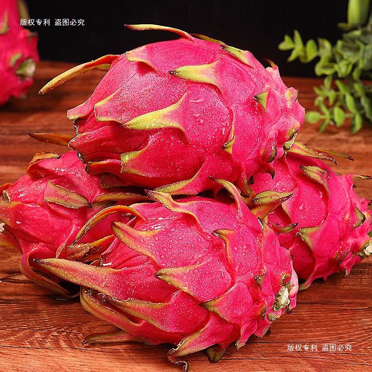 Hainan Jindu No. 1 Red Heart Pitaya 2.5kg Whole Box Large Fresh Seasonal Red Flesh Treasure Fruit Free Shipping 3