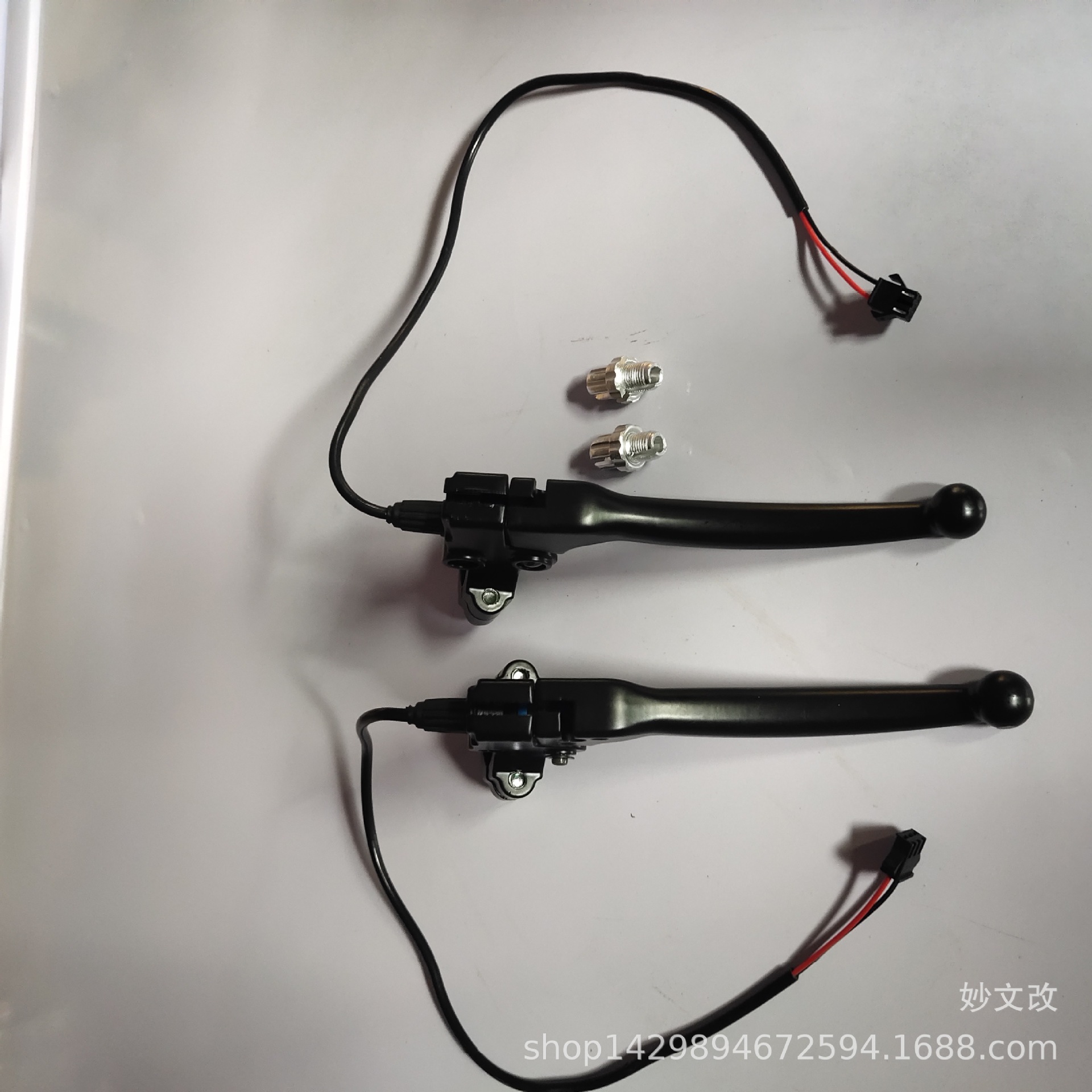 Wholesale New Standard Electric Vehicle Brake Handle Electric Vehicle No-disassembly Brake Handle Electric Brake Handle Can Be Installed 8 Wires Reflector