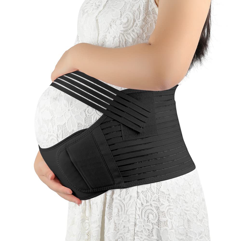 Cross-border Breathable Adjustable Pregnant Women's Abdominal Belt Waist Support Waist Protection Abdominal Belt Amazon Prenatal Belt