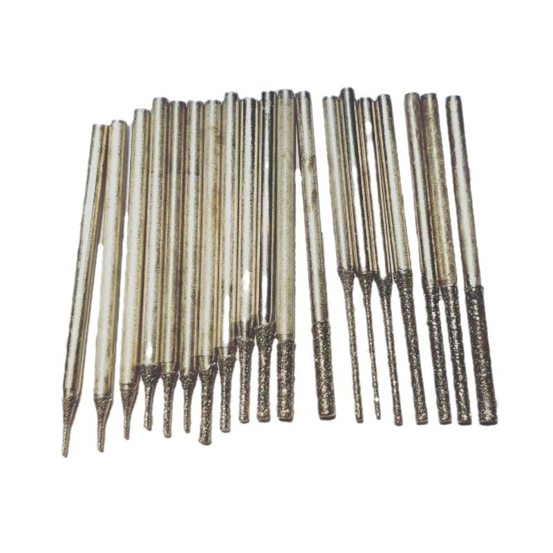 A- type jade carving tool emery drilling needle jadeite pendant drilling needle emery grinding head drilling bit