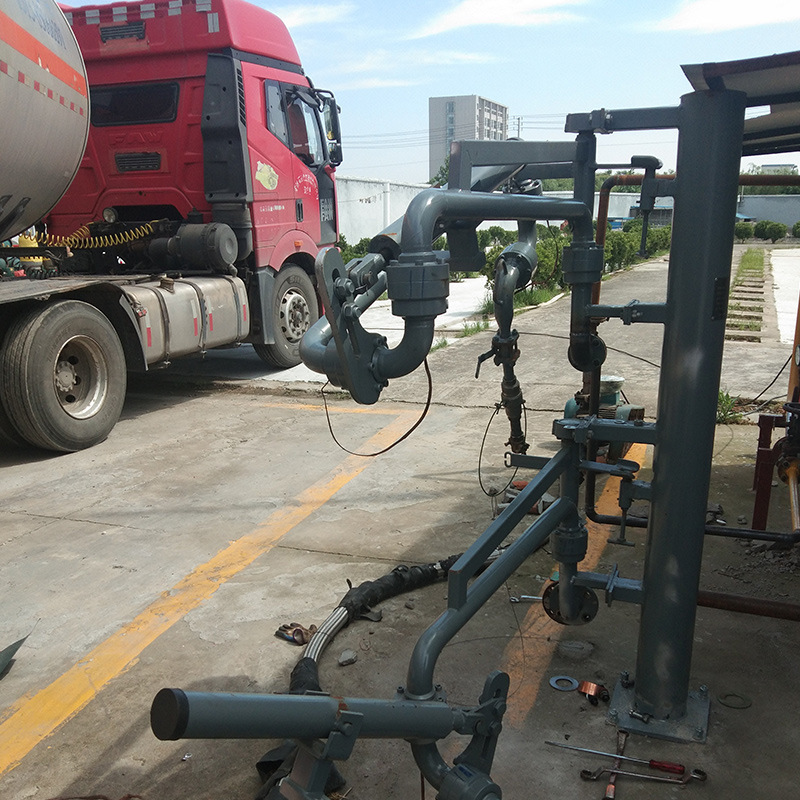 Liquid ammonia car loading crane tube bottom closed loading and unloading crane tube AL2543 stainless steel crane tube