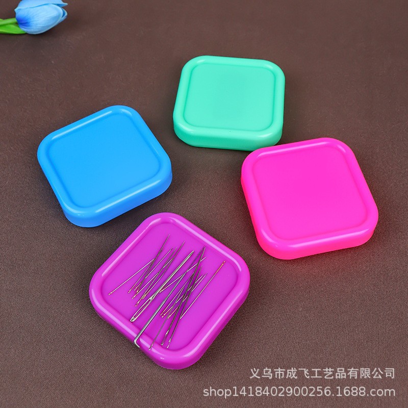 Magnetic needle suction device needle suction box magnetic needle insert bead needle cross stitch anti-lost Needle storage box handmade DIY tools