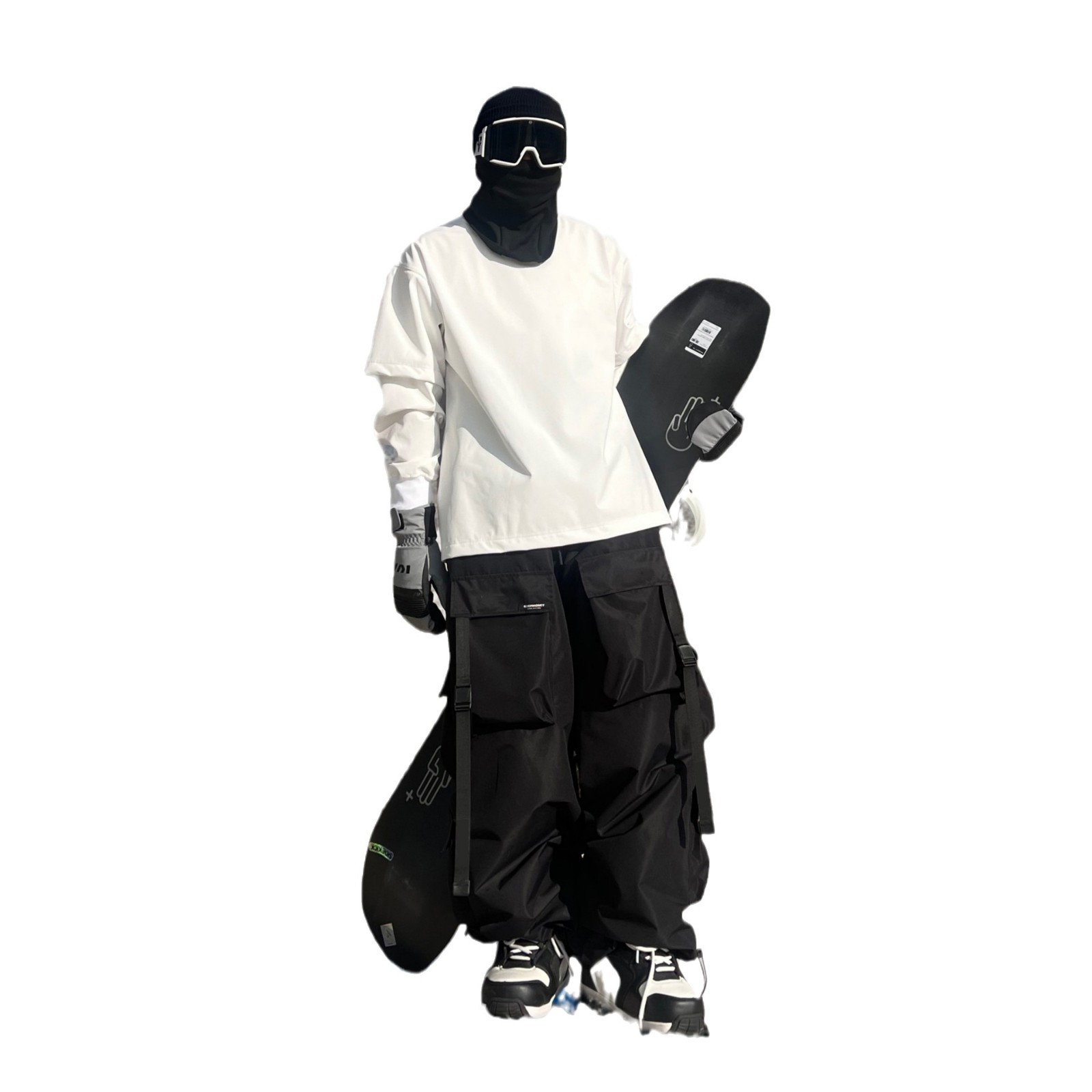 Snow Pants Men's and Women's Heavy Industry Violet Waterproof Ski Pants Warm New Arrival Men's Thickened 2024 American Style Snowboard