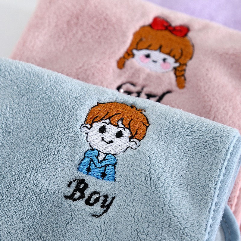 Children's multifunctional towel wash towel wash face bib saliva towel kindergarten baby spitting bib wholesale