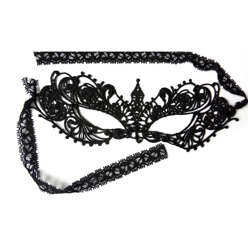 Lace hollow eye mask Princess Cat nightclub queen party sexy sexy lingerie suit one-piece delivery