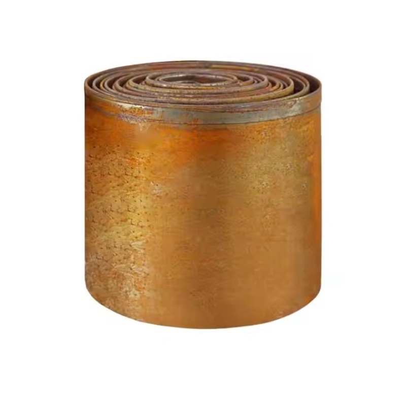 An Outdoor Weather-Resistant Garden Fence That Is Not Afraid of the Sun. a Weather-Resistant Steel Straight Garden Fence for Scenic Parks