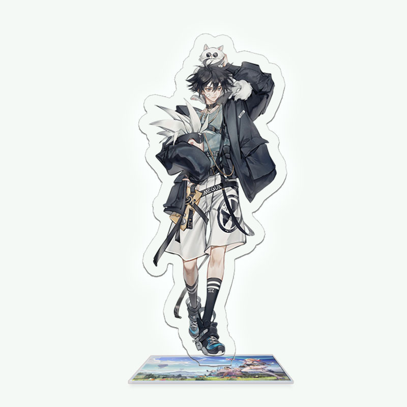 Acrylic Christmas Tree Standee Custom Anime Star Peripheral Desktop Card Stand Christmas Element Acrylic Sheet