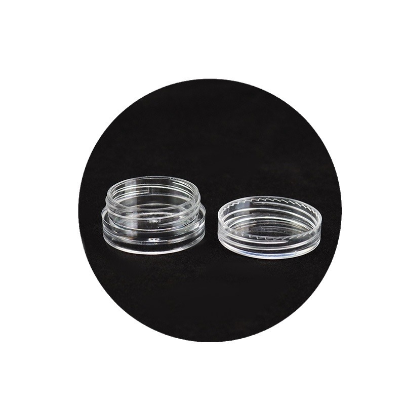 Factory nail jewelry storage box Pearl packing box 3g cream small round bottle transparent round box wholesale