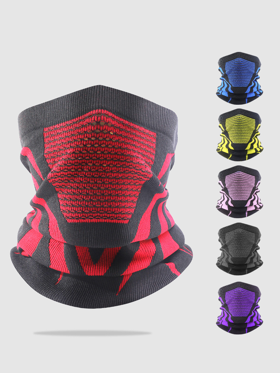 Autumn and Winter Cycling Mask, Mountaineering and Skiing Neck Warmer, Outdoor Dustproof Gear, Warm Neck Cover, Cold Protection, Trendy and Versatile