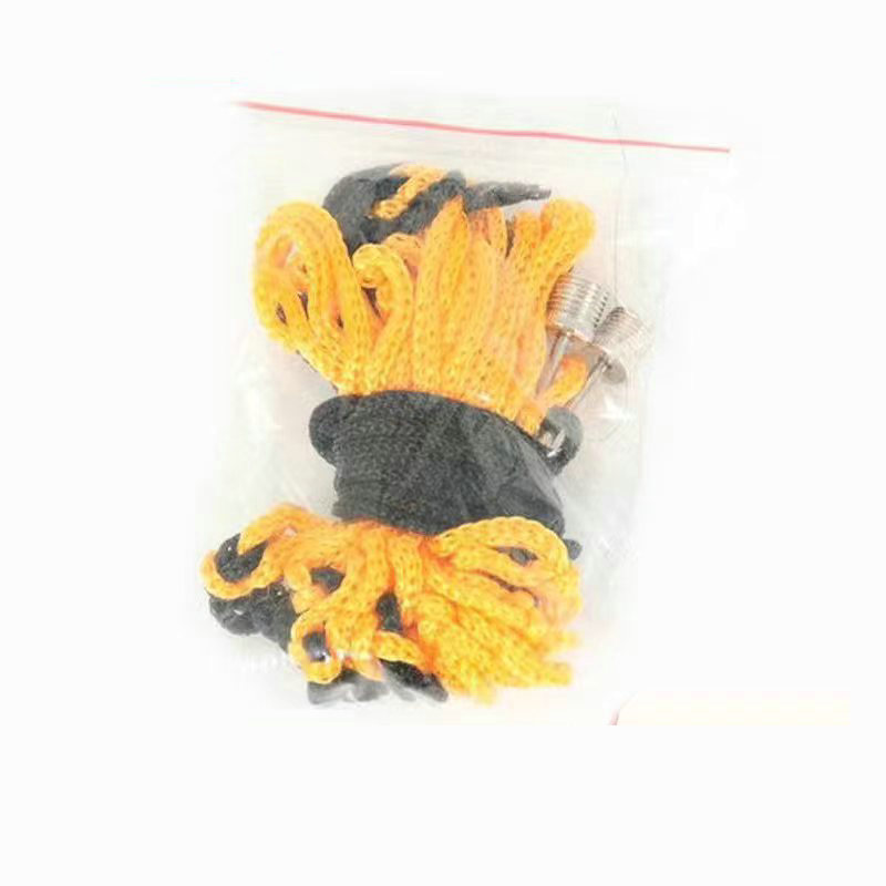 Three-Colorful Bold Nylon Colorfulful Braided Ball Bag Handmade Single Ball Bag Basketball Net Bag Football Net Bag Volleyball Net Bag