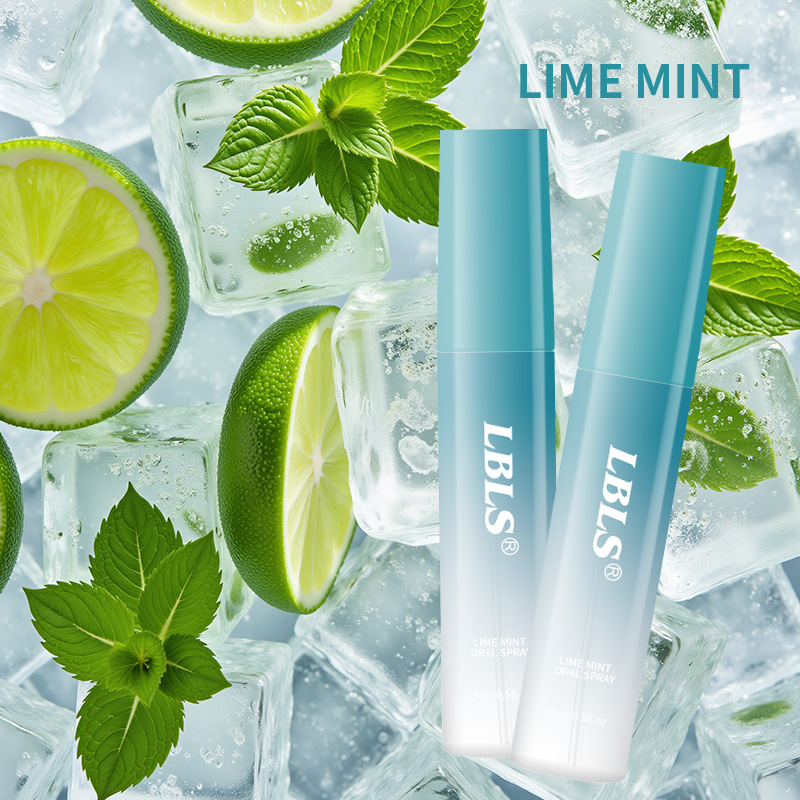 Full English Lbls Lime Mint Blueberry Oral Spray Fruit Flavor Long-Lasting Fragrance Fresh Breath Wholesale