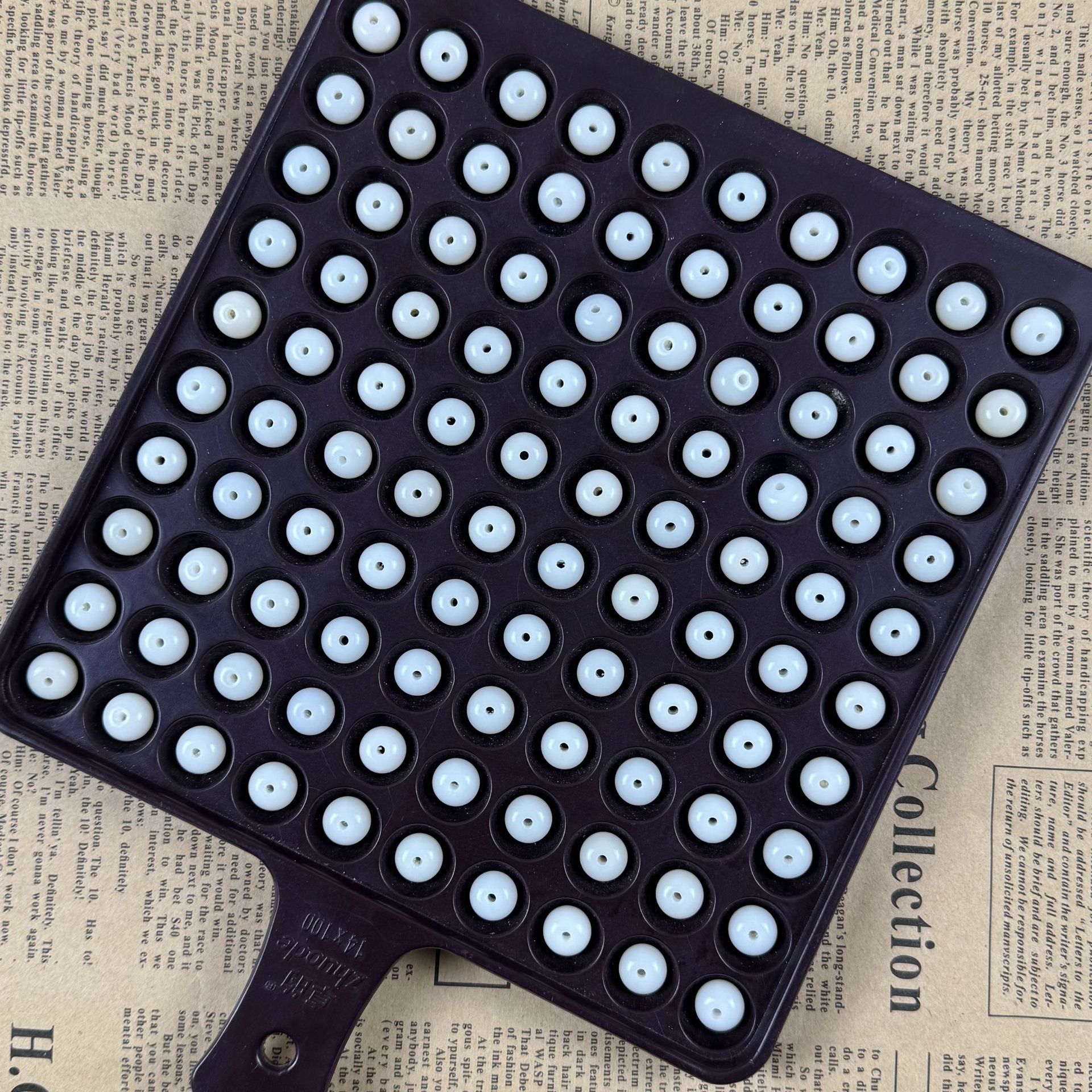 Apple round bodhi loose beads wholesale 8*10mm bodhi loose beads diy hand string hand-held men's and women's soft beads around the fingers