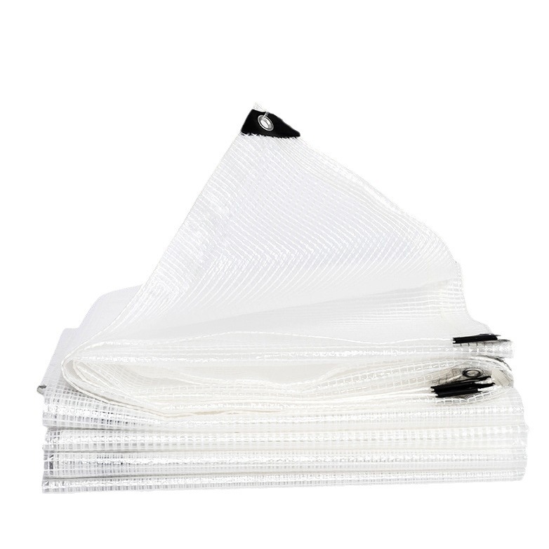 Waterproof cloth plastic rainproof tarpaulin Shengde PE mesh cloth sun-resistant gardening greenhouse transparent insulation plaid cloth