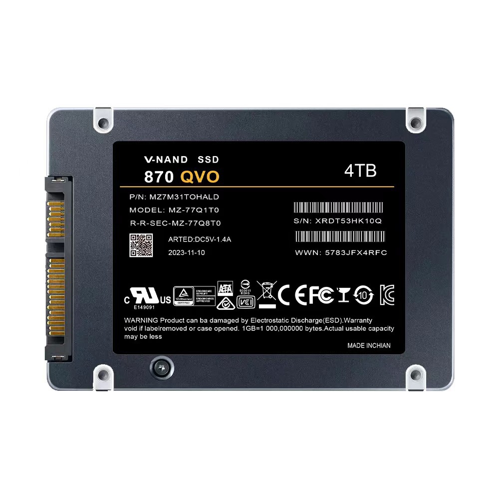 Cross-border SSD870QVO expansion upgrade 4TB2TB1TBSATA3.0 interface high-speed built-in solid state drive