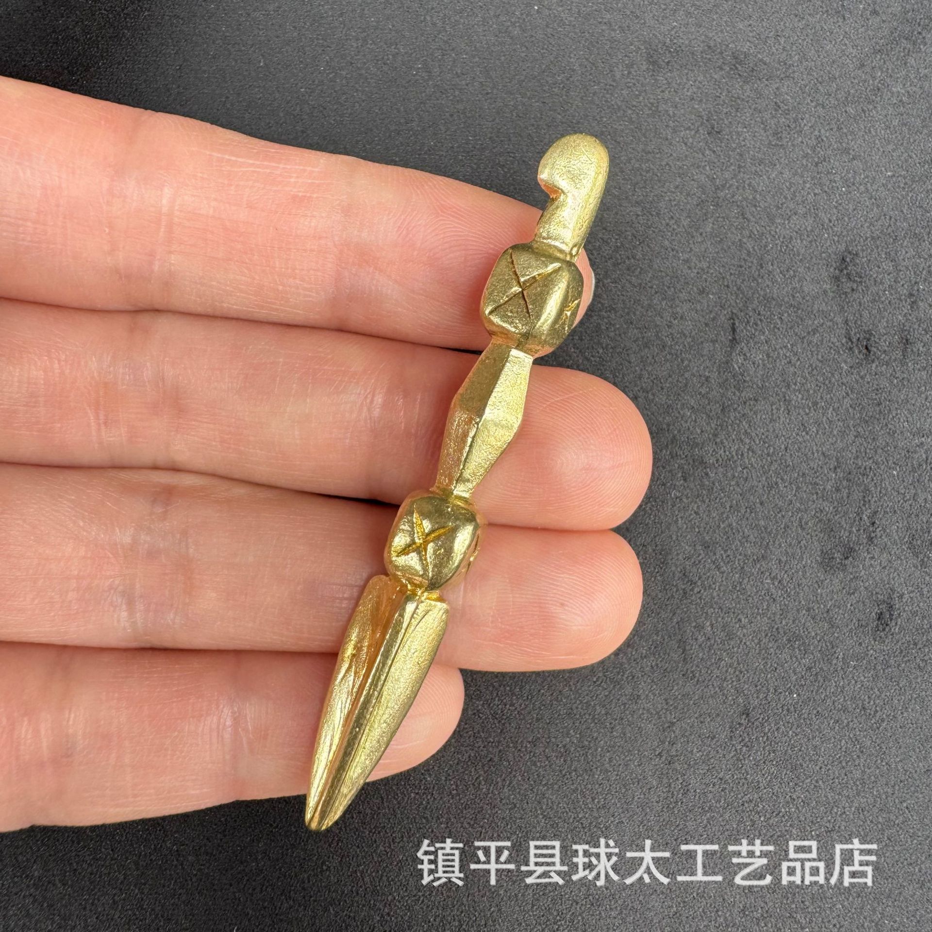 Brass Horse Head Mingwang Pestle