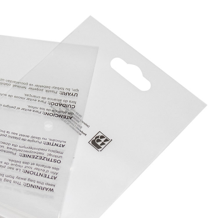 Recyclable PP recycled PP recyclable packaging environmentally friendly ink printing Recycled transparent packaging bag aircraft hole