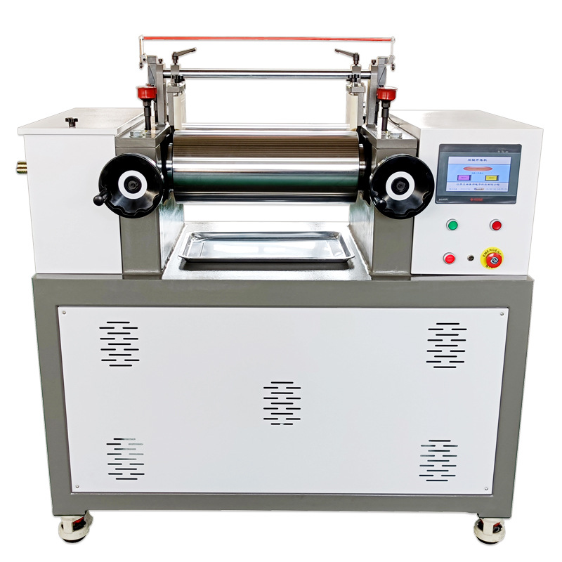 Experimental 8inch Open-Type Rubber Mixing Machine Small Water-Cooled Rubber Plastic Particle Silicone Double-Roller Mixer