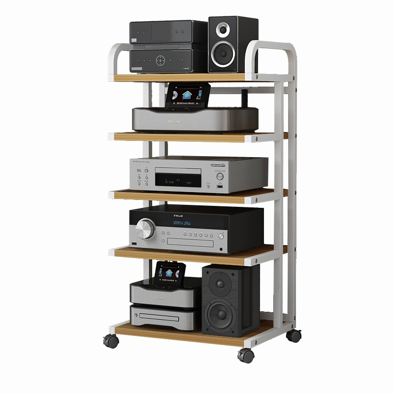 6 kinds of high New gallbladder machine bracket mobile multi-layer power amplifier rack HIFI equipment fever tripod CD machine rack cabinet