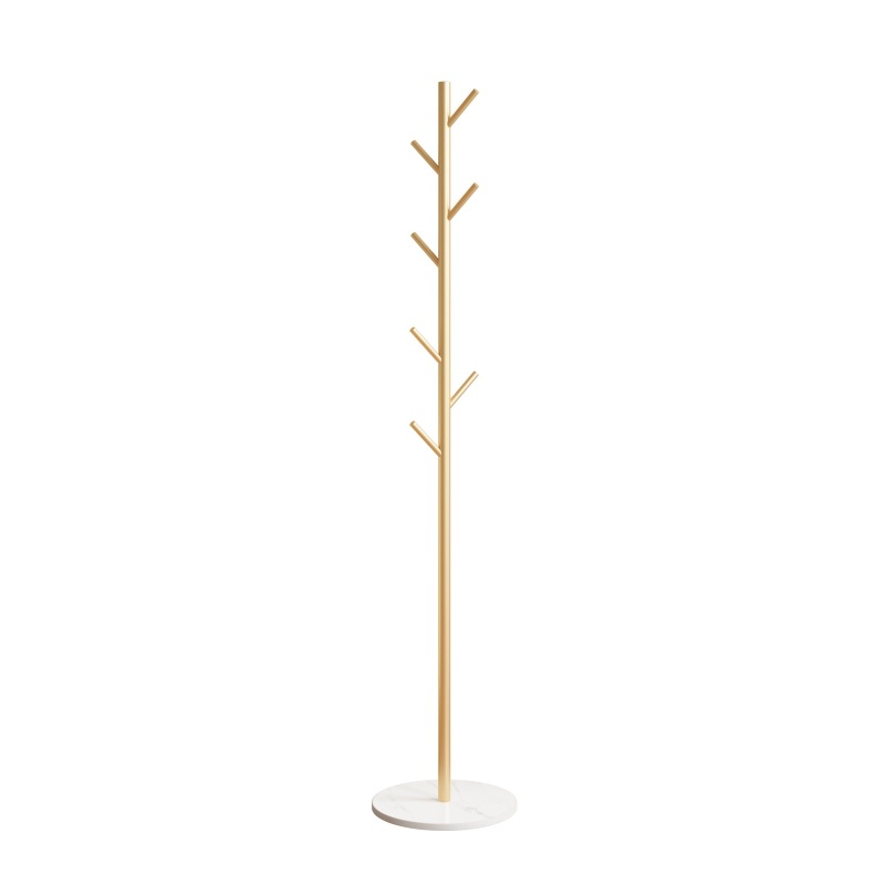Light Luxury Bedroom Floor-Standing Clothes Rack Metal Tree Branch Slate Coat Rack Living Room Vertical Clothes Storage Rack