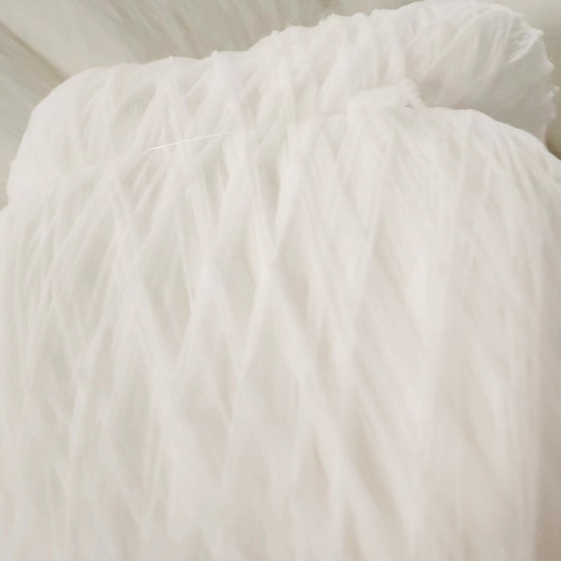 450D high elastic yarn white textile polyester high elastic yarn filament imitation nylon network bleached high elastic yarn wholesale