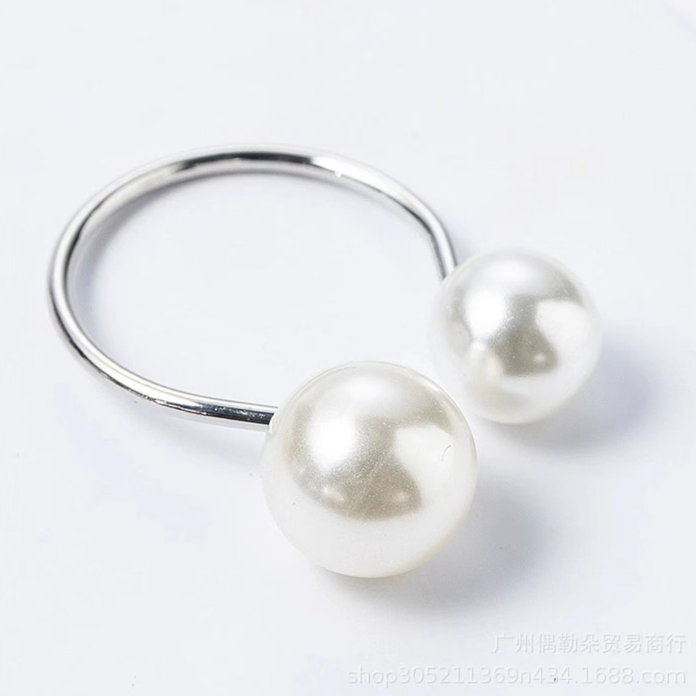 Cross-Border Creative Size Pearls European and American Hotel Napkin Ring Napkin Ring Napkin Buckle Wedding Table Wholesale