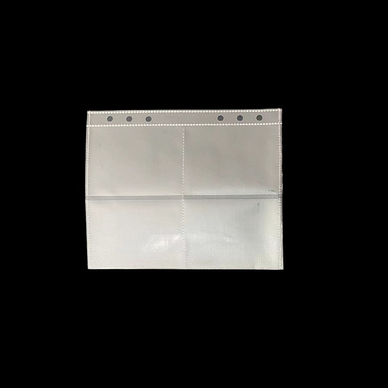 Star-chasing storage book A5 compact four-grid card book A4 PP high transparent 3-inch 4-grid loose-leaf small card inner page