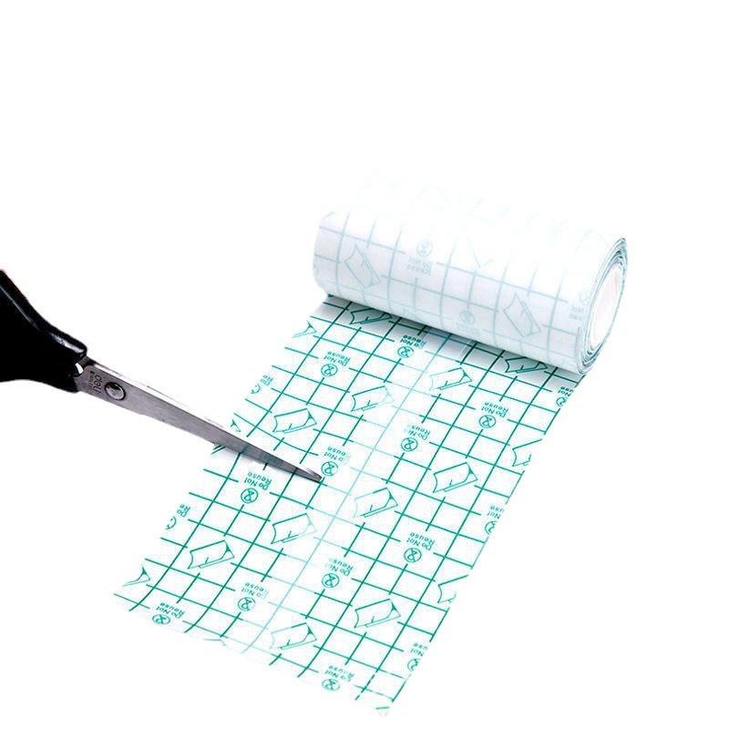 Medical wound waterproof stickers transparent PU film bath stickers navel acupuncture stickers abdominal penetration protection wide tape