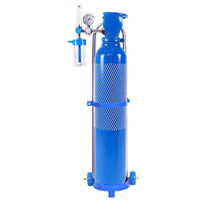Chengdu and Surrounding Counties and Cities Oxygen Medical Oxygen Cylinder Full Bottle 10 Liters 40 Liters Portable Home Plateau Travel Use