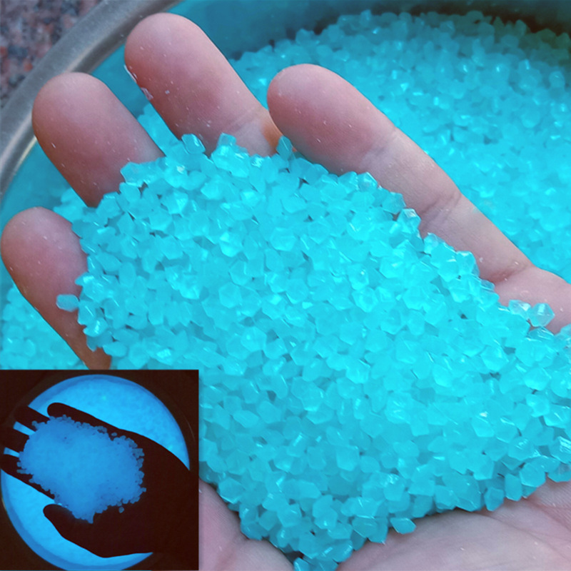 3-5mm Luminous Sand Gardening Aquascape Fluorescent Gravel Vase Cross-Border Luminous Sand Fluorescent Particles Luminous Stone