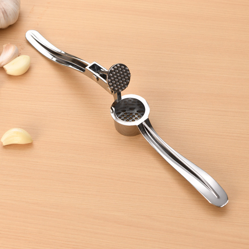 Wholesale Garlic Press Garlic Clip Multifunctional Alloy Thickened Manual Garlic Masher Cross-Border Dropshipping Garlic Squeezing Garlic Clip
