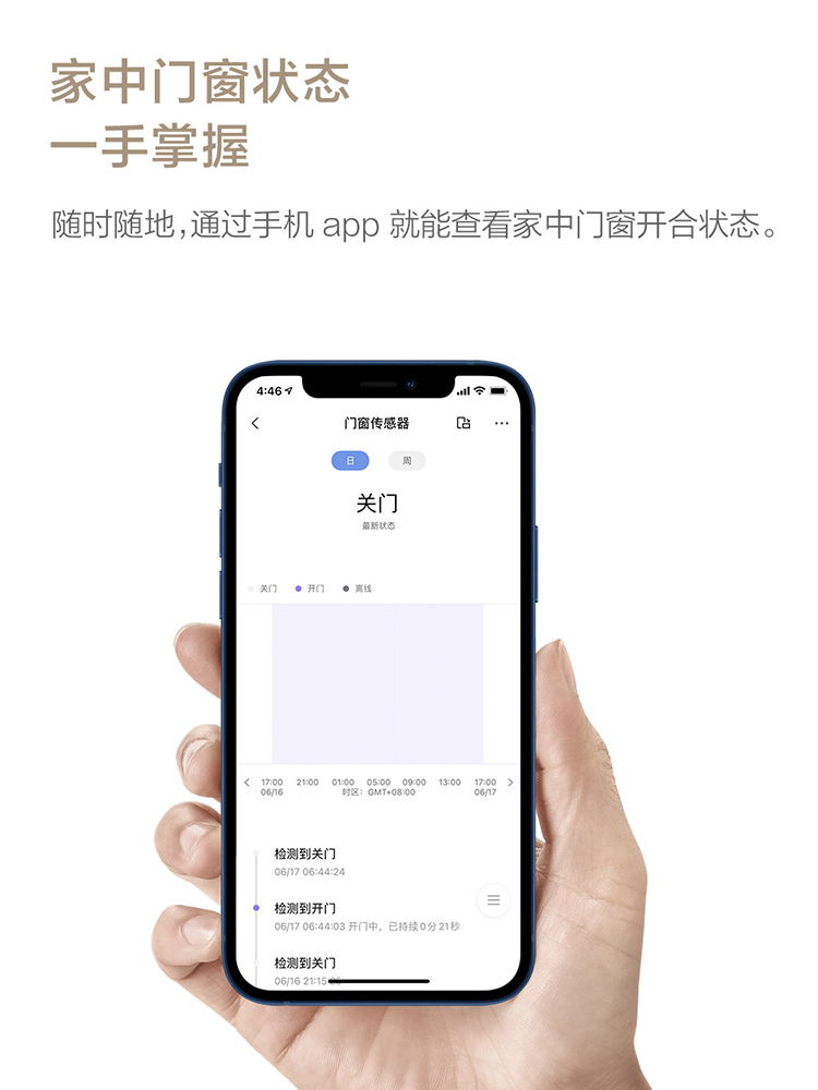 Aqara Green Rice Lianchuang Smart Door and Window Sensor E1 Anti-Theft Has Been Connected to Mijia Homekit Alarm Door Sensor