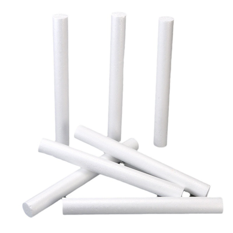 White solid Styrofoam foam ball cylinder hand painted DIY early education materials to make teaching geometry