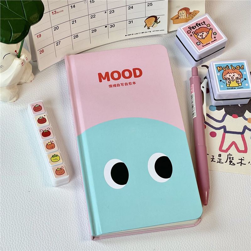 Ins Mood Book Life Record Student Notepad High-Looking Hand Ledger Schedule Check-In Notebook