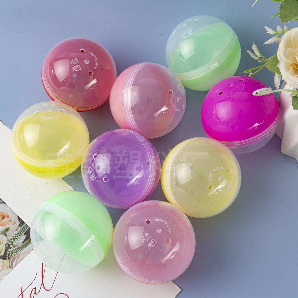 28-200mm Gashapon Shell Colorful Gashapon Machine Gashapon Ball Shell Opening Lottery Ball Plastic Ball Manufacturer Wholesale Customization