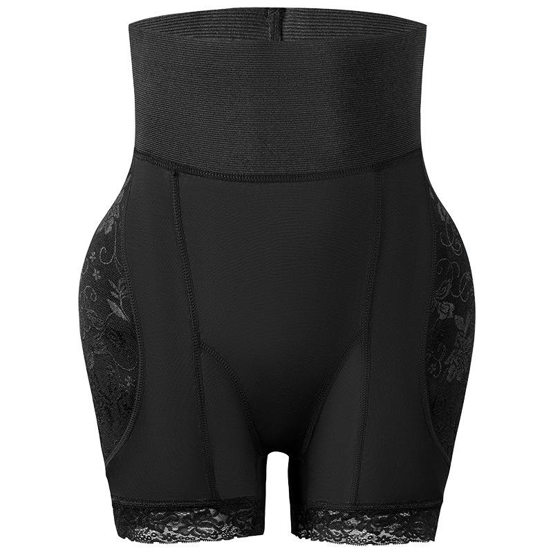 Hip Pants Women's High Waist Full Hip Full Hip Waist Belt Padded Fake Butt Pants Postpartum Body Shaping Panties